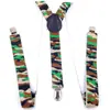 Correa de Cinco Estrellas Británica Unisex Joker Correa Delgada de 2.5cm Correa Suelta para Pantalones con Forma de Y