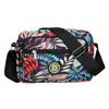 Bolsa Feminina Popular Mais Vendida, Bolsa de Tecido Floral, Bolsa Transversal de Grande Capacidade, Bolsa com Zíper Multicamadas à Prova d'Água para Mães de Meia-Idade e Idosas, Bolsa de Feira de Rua