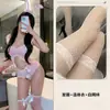 Fan Lei Lencería Sexy Puro Deseo Uniforme de Chica Conejito Mono Sexy Conjunto de Pijama Linda Tentación Qqny948