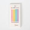 Velas de Aniversário Coloridas Velas Cristal Lápis Velas Arco-Íris Velas Lápis Cor Gradiente 8 Caixas