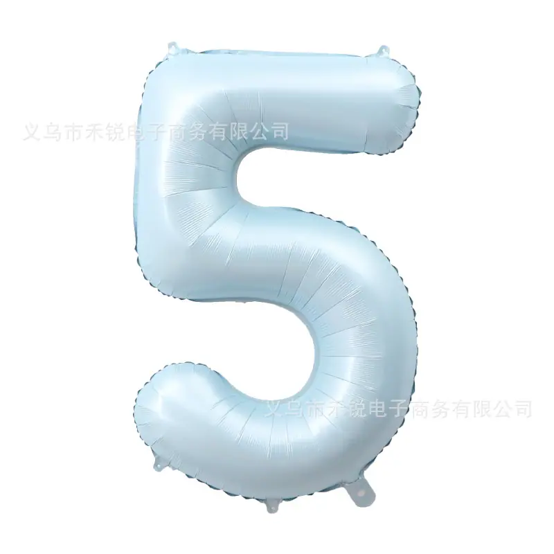 40寸婴儿蓝大数字5