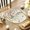 Guirlanda Coelho da Páscoa Feliz Borboleta Primavera Impressão 2D Tapete de Mesa de Cozinha Decoração de Casa Lugar Americano