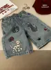 Pantalones Cortos de Mezclilla para Niños 2026 Elegantes para el Verano para Niños Pequeños y Medianos Pantalones Cortos Casuales Pantalones Cortos con Estampado de Perro de Dibujos Animados para Bebés