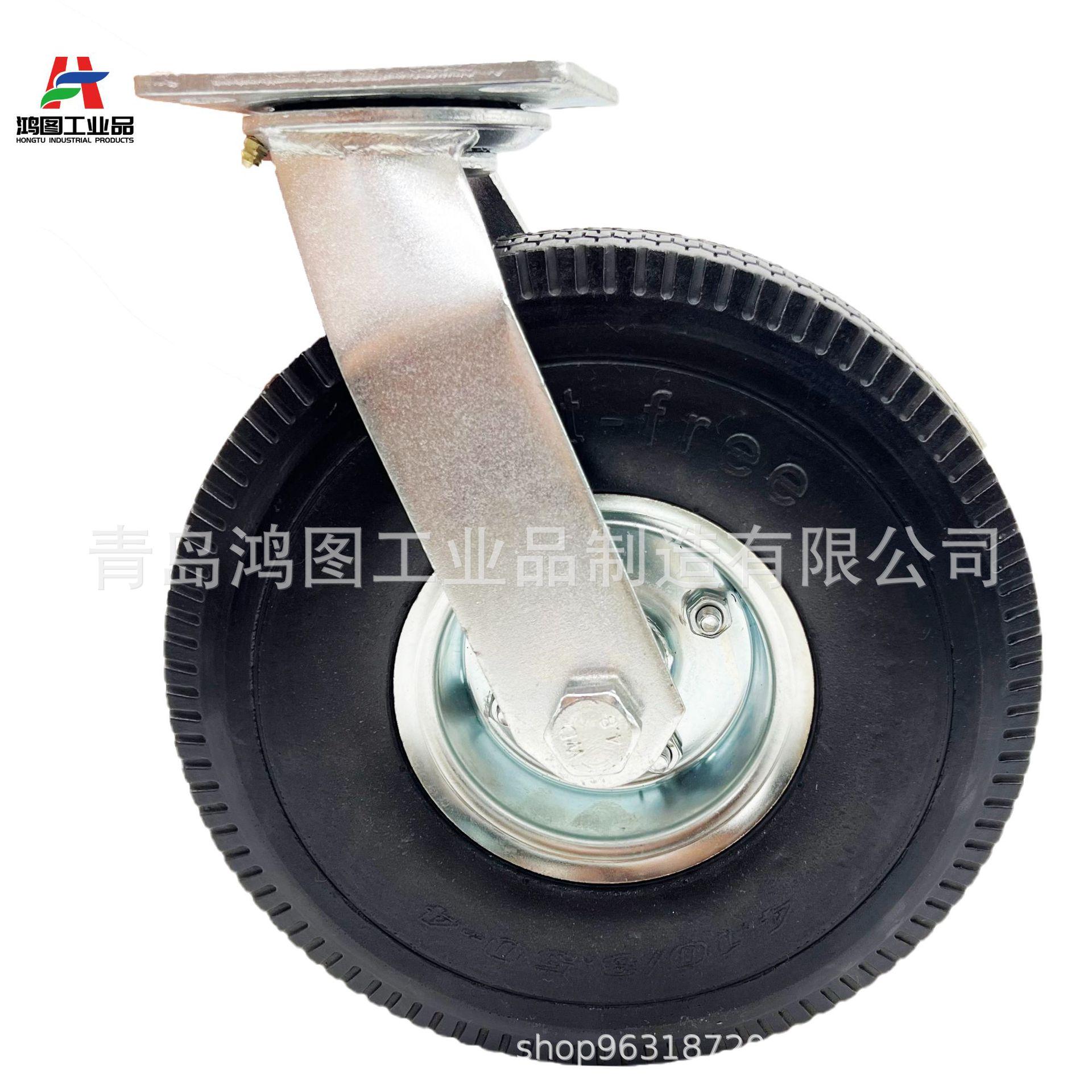 10寸4.10、3.50-4PU发泡轮支架轮 (2)