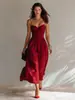 2026 Sitio web independiente europeo y americano TK transfronterizo primavera/verano nuevo vestido sexy de tirantes plisado