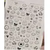 Adesivos Fofos para Unhas de Pet com Folha Prateada, Decalques Adesivos Impermeáveis para Unhas de Gatos, Filhotes e Samoyeds, Decorações de Nail Art
