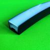 Cubierta de Luz Lineal de Silicona Negra Placa Canaleta para Lámpara Flexible Empotrable Tira de Luz Suave Interior Tira de Luz LED Luz Lineal
