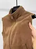 Nuevo chaleco de forro polar para hombre 2026, chaqueta sin mangas versátil de invierno, color liso, con cremallera, deportivo y versátil
