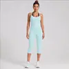 Conjunto de roupa de yoga transfronteiriço, secagem rápida, costas bonitas, gola halter, top de yoga color-blocking, conjunto de roupa esportiva fitness para Pilates para mulheres