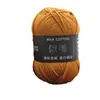 Ovillo de Hilo de Algodón Leche de 4 Hebras, Ovillo de Hilo Medio-Grueso para Crochet Hecho a Mano, Muñeca de Crochet DIY, Bolso, Hilo para Suéter de Bebé