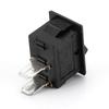 Interruptor de tipo barco de venta directa transfronteriza KCD11, dos pies, dos engranajes, cubierta roja, cubierta negra, fuente de alimentación, interruptor basculante, fuente de alimentación del dispensador de agua
