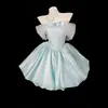 Vestido Corto Azul de un Hombro para Banquetes, Vestido de Princesa de Lujo Ligero de Nicho, Ceremonia de Mayoría de Edad, Graduación, Examen de Arte, Vestido de Gama Alta