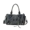 Bolsa de Motocicleta Jeans Retrô Transfronteiriça Bolsa Transversal Versátil Tendência Estilo Garota Popular Bolsa Baguete Bolsa Boston