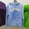 Blockbuster original de comercio exterior 450G chalecos acolchados de terciopelo para pastel sudadera con estampado de araña de espuma sudaderas Sp5der