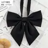 Corbata de lazo jk sin nudos raíz de pluma gigante estilo universitario femenino corbata estudiante uniforme académico foto de graduación flor de cuello uniforme escolar lazo