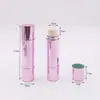 Tubo Desodorante Iridiscente Galvanizado Hecho a Medida de Fábrica, Material de Empaque para Crema de Doble Extremo con Tapa Protectora, Material de Empaque Cosmético de Plástico ABS