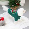 Ropa para perro otoño e invierno nuevo cálido astas de árbol de Navidad perro mediano y pequeño Teddy Bichon Chihuahua Corgi forro polar