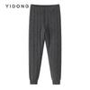 Calça Térmica Feminina de Cashmere com Malha na Barra, Espessura 12 Gauge, Camada de Ar, Moda, Roupa Íntima Masculina, Cor da Calça