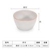 Flor de círculo blanco retro melamina tazón imitación porcelana vajilla creativa restaurante japonés y coreano plástico tazón de arroz artículos de uso diario venta al por mayor