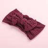 El Mejor Sombrero para Niños de Europa y América, Diadema Ancha Nudada para Bebé, Diadema de Jacquard de Nylon con Lazo para Niña, 33 Colores