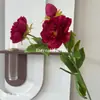 Flor de Peonía Artificial Arreglo de Boda Decoración Floral Pasillo Hogar de Gama Alta Arte Floral Flor de Peonía de Seda