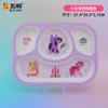 Pony Polly Melamina Grado Alimenticio Vajilla Hogareña Dibujos Animados Tazón Infantil Guardería Vajilla Infantil Plato Dividido Venta al por Mayor
