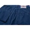 Pantalones de Trabajo Azules Franceses Reknat Vintage Resistentes Lavados Deshilachados 100% Algodón para Hombre Casual Pierna Recta Pantalones de Leñador Pl2261