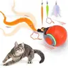 Pelota Juguete para Gatos Transfronteriza, Pelota Juguete Inteligente para Gatos, Pelota Rodante para Gatitos, Juguete Eléctrico para Gatos de Autoentretenimiento y Alivio del Aburrimiento, Juguete para Mascotas