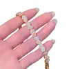 "Sinfonía de Colores" Pulsera Dulce y Deslumbrante de Gotas de Agua Irregulares de Colores para Niñas, Joyería Única y Hermosa