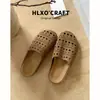Versión de cuero~Mocasines cerrados calados para mujer, nuevo modelo 2026, mocasines tipo Birkenstock con suela gruesa sin cordones, adecuados para uso exterior en verano