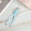 Moda Criativa Tendência Fivela Pendurada Nó Peruano Corda de Couro Tecelagem Acessórios Chaveiro de Carro Pingente de Bolsa de Boneca Atacado