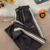 Colección Otoño/Invierno 2026 Transfronteriza: Pantalones deportivos largos de peso pesado con forro de polar para hombre, pantalones casuales de pana, corte holgado, estilo de pierna recta
