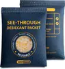 Saco Desumidificador para Guarda-Roupa Transparente Transfronteiriço, Saco Absorvente de Água, Pacote Desumidificador, Pacote Dessecante de Gel de Sílica, À Prova de Umidade e Refrescante de Ar para Iniciantes