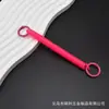 Corda de Telefone Colorida Mola Cordão Chaveiro Plástico Elástico Retrátil Cordão Anti-Perda Pingente de Chaveiro Anel Duplo Acessórios