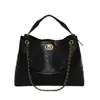 2025 Nuevo Bolso Tote Retro Europeo y Americano Esmerilado de Alto Valor Bolso Cruzado de Hombro con Cadena de Aroma Pequeño para Mujer