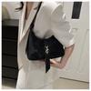 Bolso de hombro de alta gama con cadena retro y textura de moda para mujer, diseño de nicho, 2024