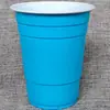 16 oz18 OZ Copo Descartável para Vinho Tinto Jogo de Festa Copo de Cerveja Descartável Copo de Duas Cores para Beber ao Ar Livre PS Copo Empilhável