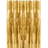 Cortina de flecos brillantes PET 1*2M transfronteriza para decoración de pared de fondo de cumpleaños, boda, fiesta al por mayor