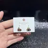 Pendientes Geométricos de Estilo Casual para Mujer Diseño Original Galvanizado Ecológico Aguja de Plata S925 Tienda Compra al por Mayor Accesorios