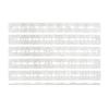 Set de Moldes para Galletas Origin Supply Plástico Artificial Set para Hornear 5 Piezas Número Ruso Letra Molde para Pastel