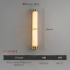 Luminária de parede para cabeceira de quarto de mármore transfronteiriça, luminária de parede de designer criativo nórdico para sala de estar, escritório de vendas, saguão, hotel