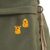 Insignia de Año Nuevo de Gato de la Suerte de Dibujos Animados Lindo Animal Yuanbao Capibara Disfraz Broche Decoraciones para Mochila Escolar de Estudiante