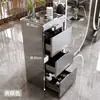 Armário de Ferramentas de Aço Inoxidável para Barbearia, Armário de Armazenamento para Salão de Beleza Salão de Cabeleireiro, Carrinho para Cabeleireiro Cabeleireiro