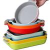 Plato de melamina para cangrejos de río, plato comercial creativo, plato de restaurante, plato resistente a caídas, vajilla de porcelana de imitación, plato de melamina