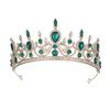 Dropshipping Artículos Pequeños al Por Mayor: Diadema Corona de Cristal con Pedrería Plata Oro Claro Accesorio para el Cabello para la Boda de la Novia