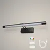Luz frontal para espejo de baño LED minimalista transfronteriza, luz para cuadro al óleo, luz de tocador, tres temperaturas de color, Guangdong moderno minimalista, control remoto