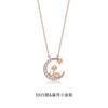 Novo colar S999 estilo chinês com pingente do signo do zodíaco menina dragão ano de nascimento presente de aniversário para namorada moda Estilo de moda nacional
