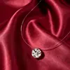 Colar Lágrimas de Sereia Corrente de Fio de Pesca Invisível Prata S925 Brilhante Luxo Leve Estilo Aijia Estilo Sasha Colar