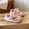 Zapatos Infantiles para Niñas con Suela Suave, Zapatos Casuales, Estampado de Flores, Transpirables, Lindas Zapatillas de Malla, Modelo Primavera y Otoño 2026