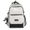 Mochilas Escolares Transfronterizas para Estudiantes de Secundaria y Preparatoria, Mochilas Casuales Simples para Viaje, Mochilas Japonesas de Pareja de Aspecto Moderno y a la Moda